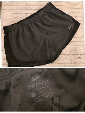 Nike Black Heathered Athletic Shorts